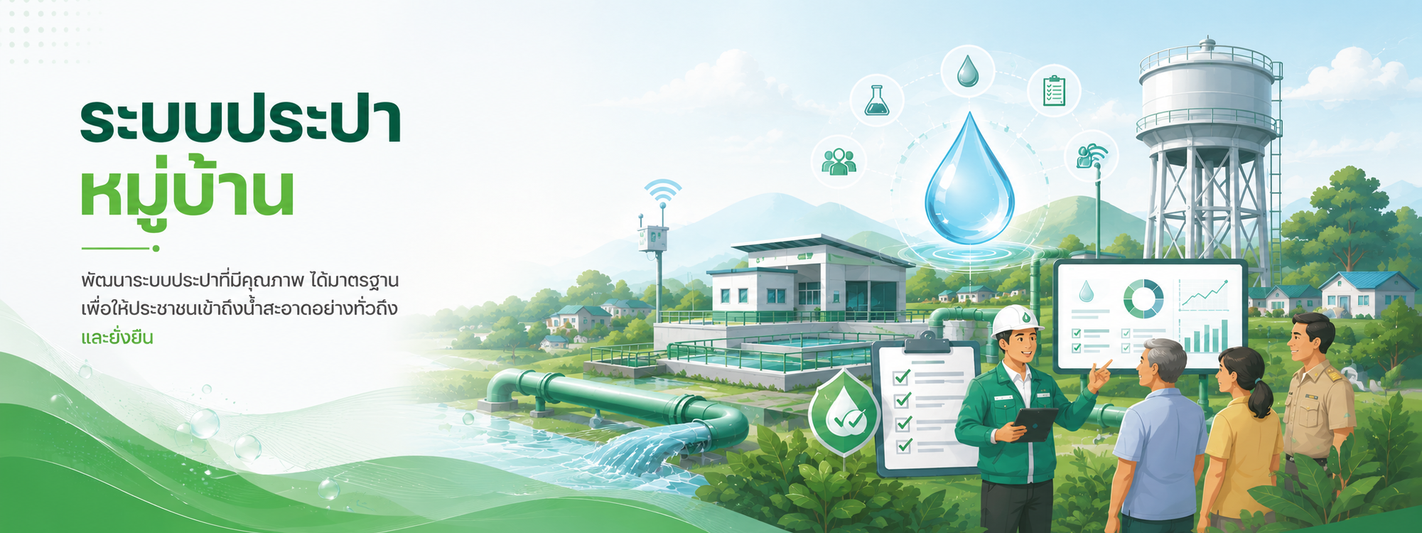 Village water supply system