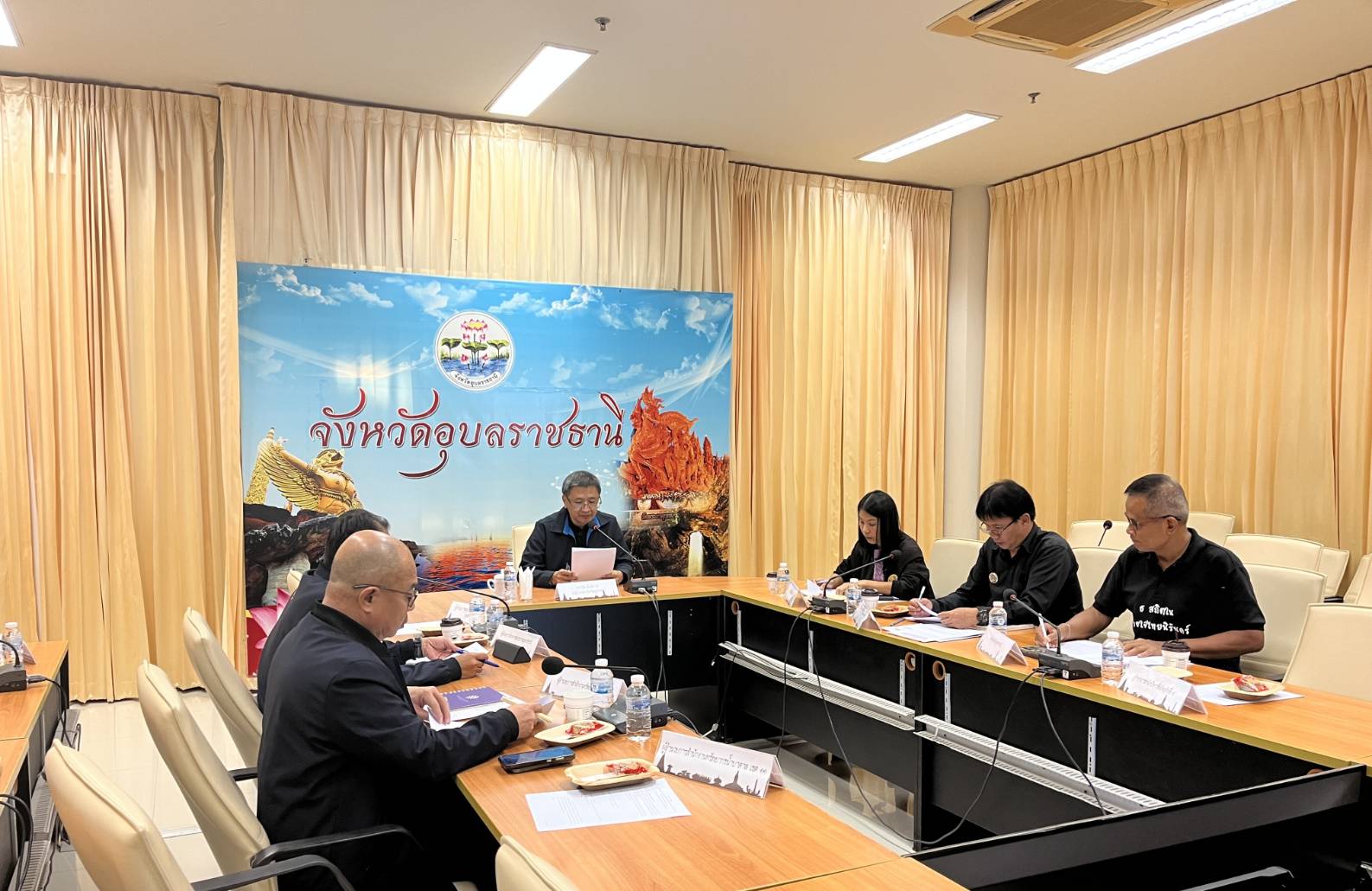ทส. ทน. สทน.11 ส่วนสำรวจและออกแบบ เข้าร่วมประชุมคณะทำงานจัดทำแผนสนับสนุนการขับเคลื่อนโครงการอันเนื่องมาจากพระราชดำริ จังหวัดอุบลราชธานี ครั้งที่ 1/2569